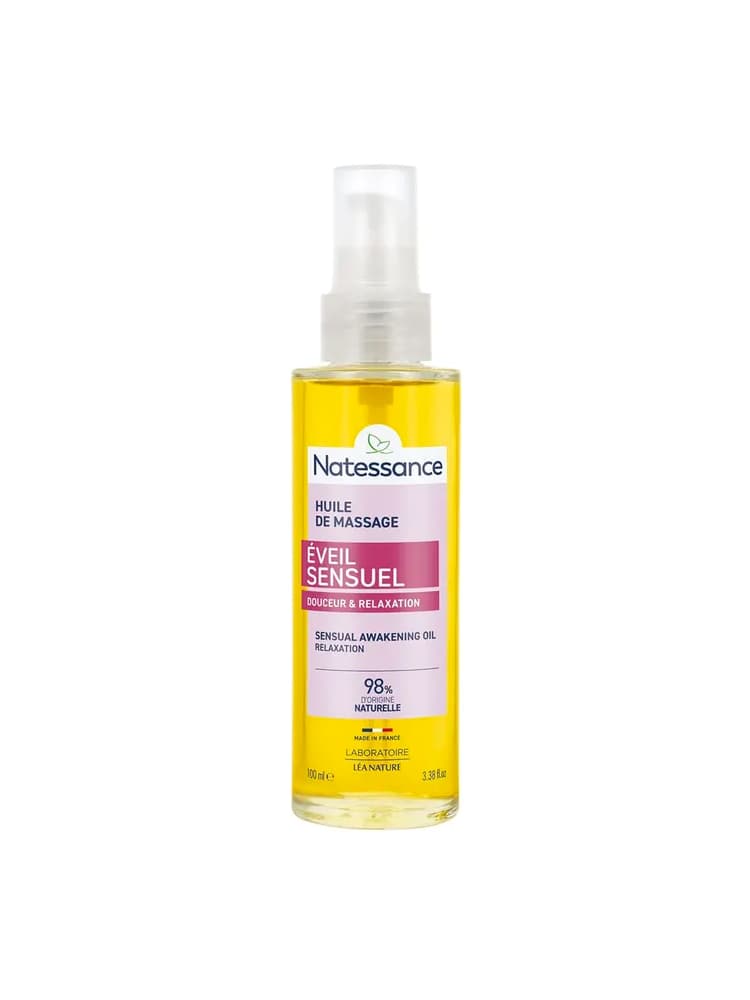 Natessance Éveil Sensuel Huile de Massage Relaxation & Douceur 100 ml