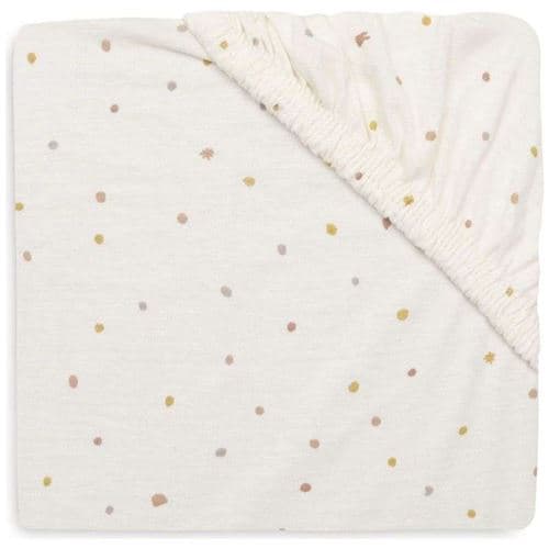 Drap housse Jollein Jersey Beige 120x120 cm