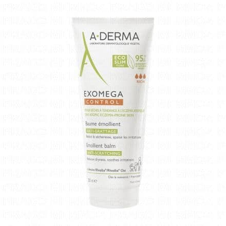 A-DERMA Exomega Control - baume émollient tube 200ml