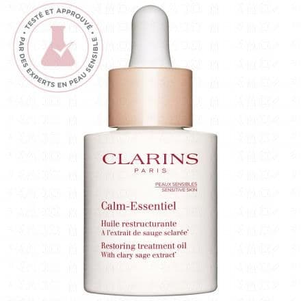 CLARINS Calm-Essentiel - Huile Restructurante A l’extrait de sauge sclarée 30ml