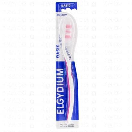 ELGYDIUM Brosse a dents Basic Medium 1 unité